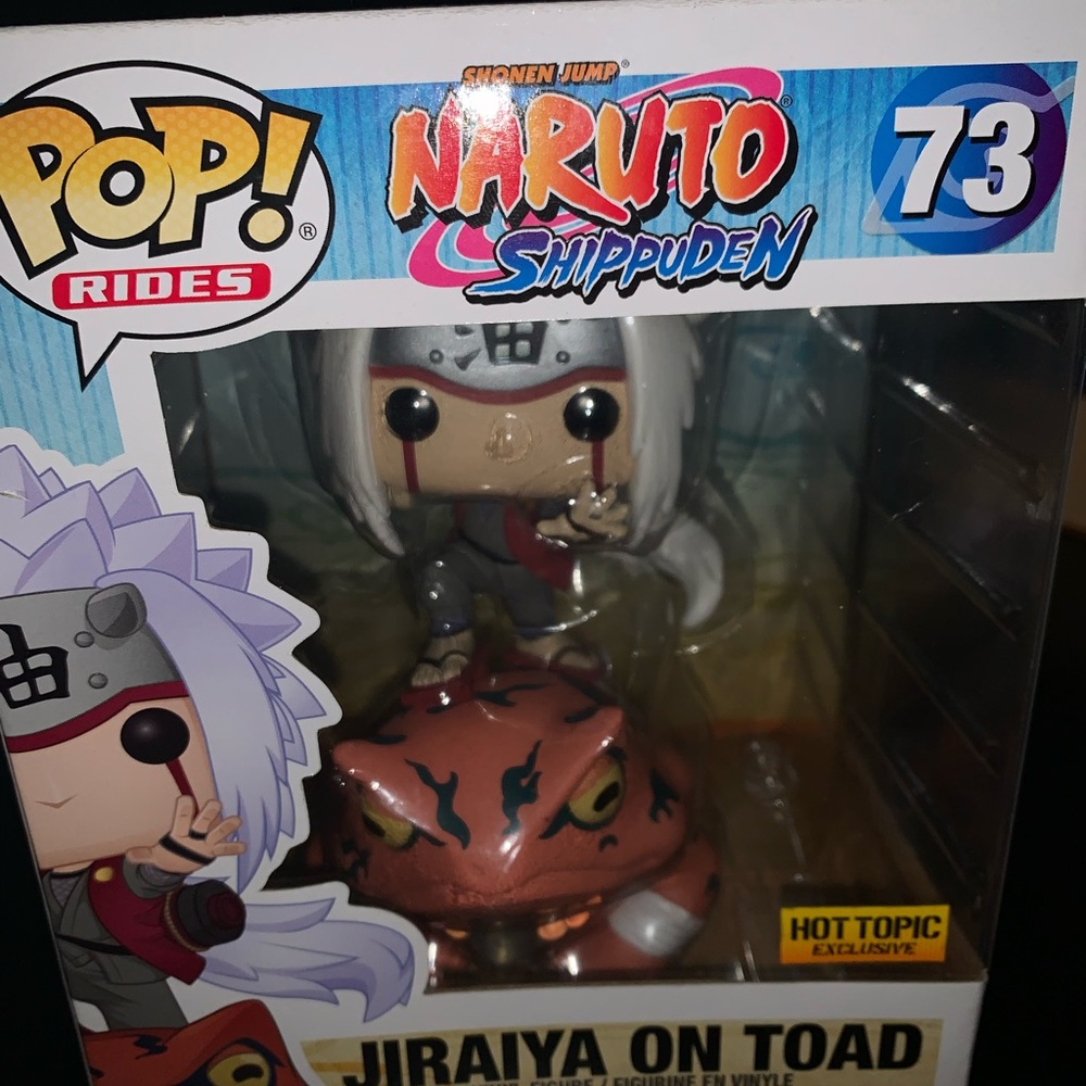 Jiraya on toad funko pop + 1 free funko pop included